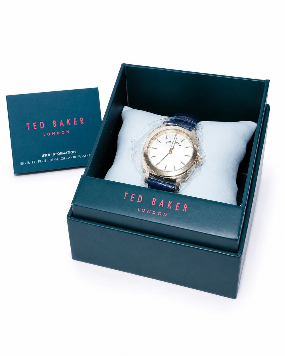 Ted Baker London Watch Gold Two Tone Womens New In Box